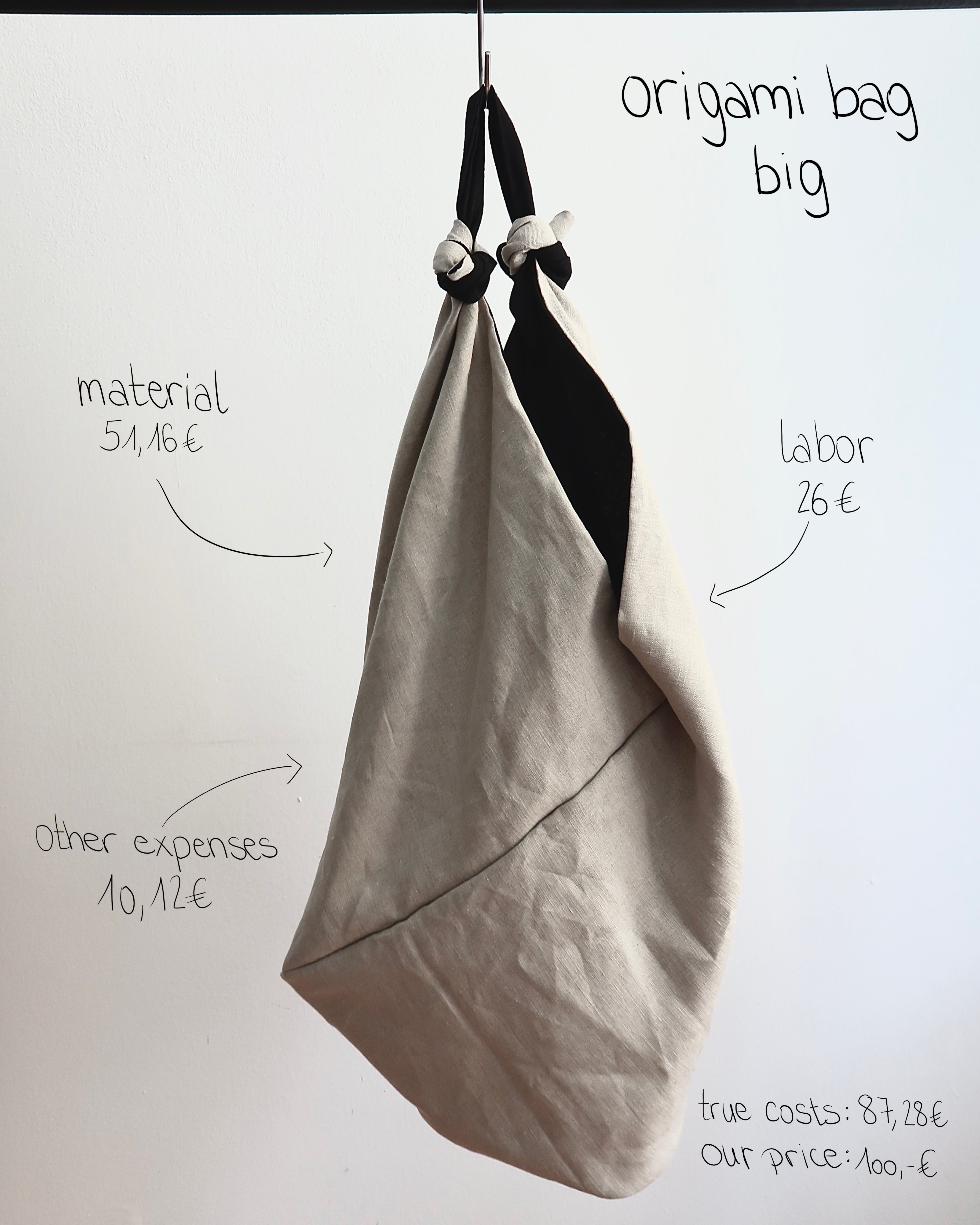 origami hand bag | designboom.com